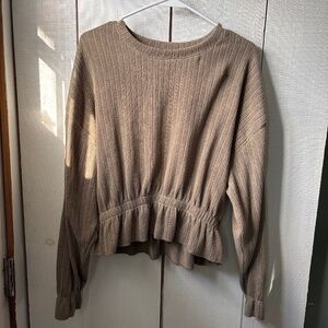 Dark green Zara long sleeve thick shirt